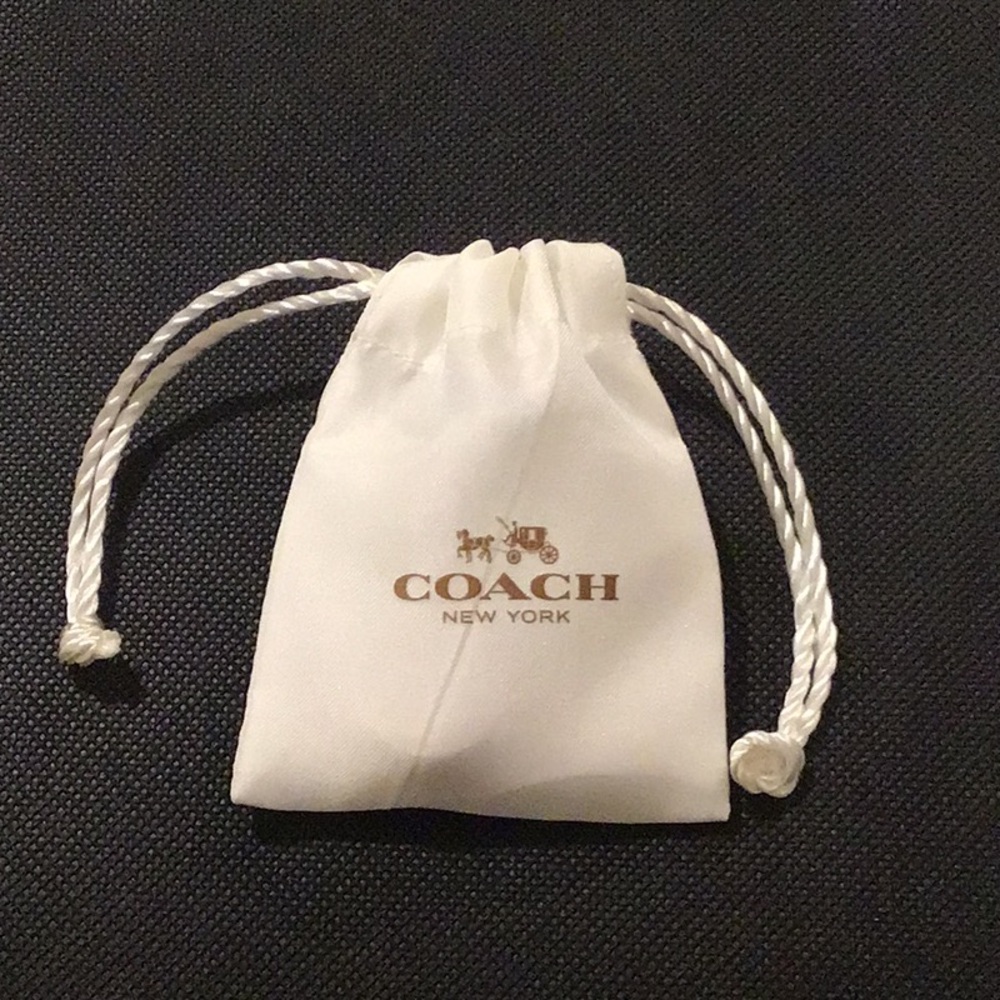 Coach Silver Patterned Ring - image 8